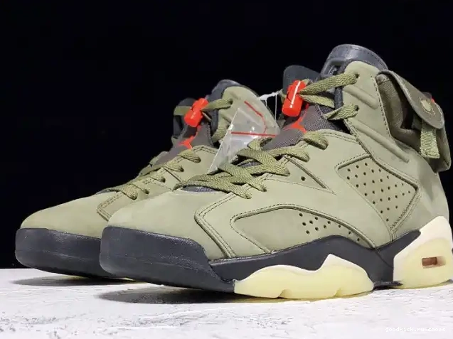80% Off Sale 6 Olive x Scott Air Jordan Medium Travis CN1084-200 0518